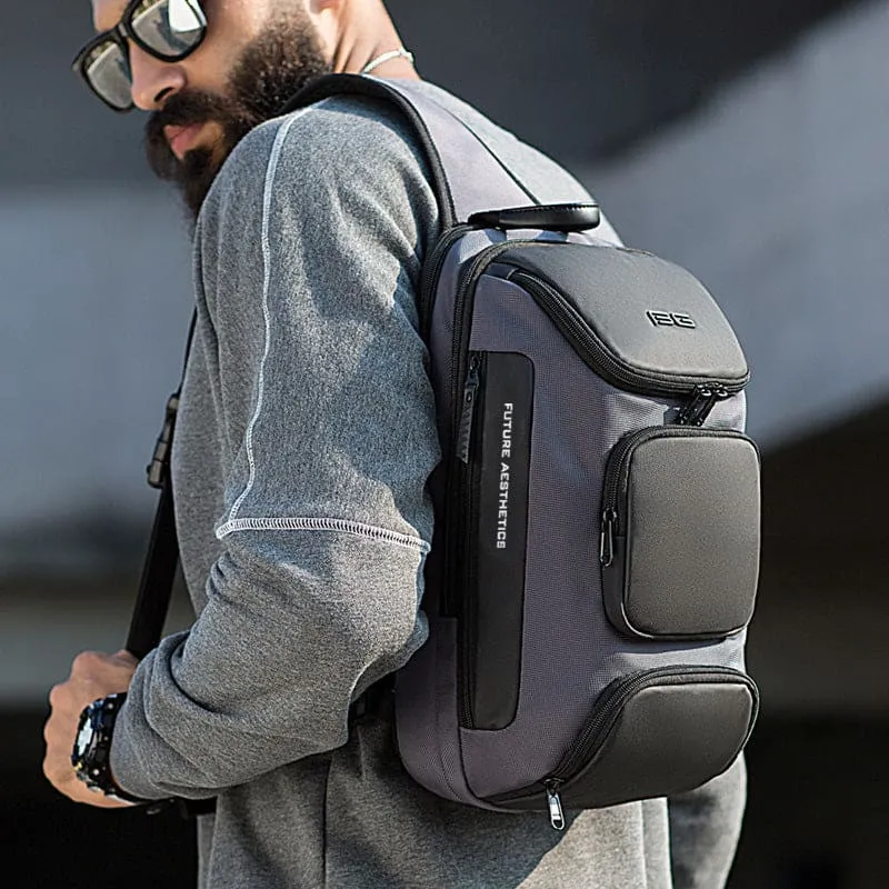 Sports Car New Travel Messenger Bag Technology USB Outdoor Fashion Casual Shoulder Bag Men's Chest Bag