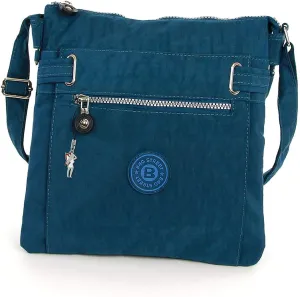 Sporty Nylon Handbag Sling Bag Small in Different Colours - Blue - m