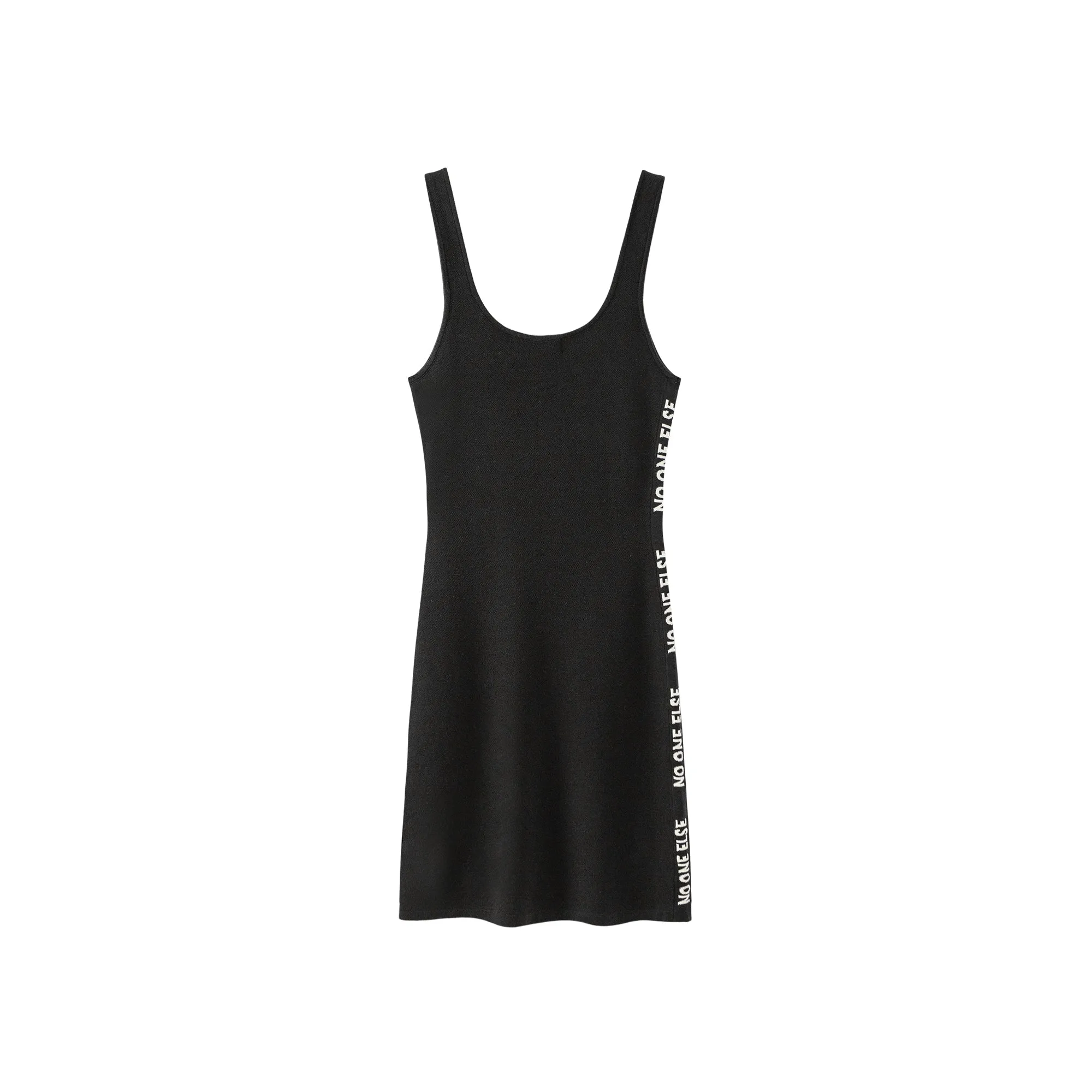 Square-Neck Slimfit Mini Dress