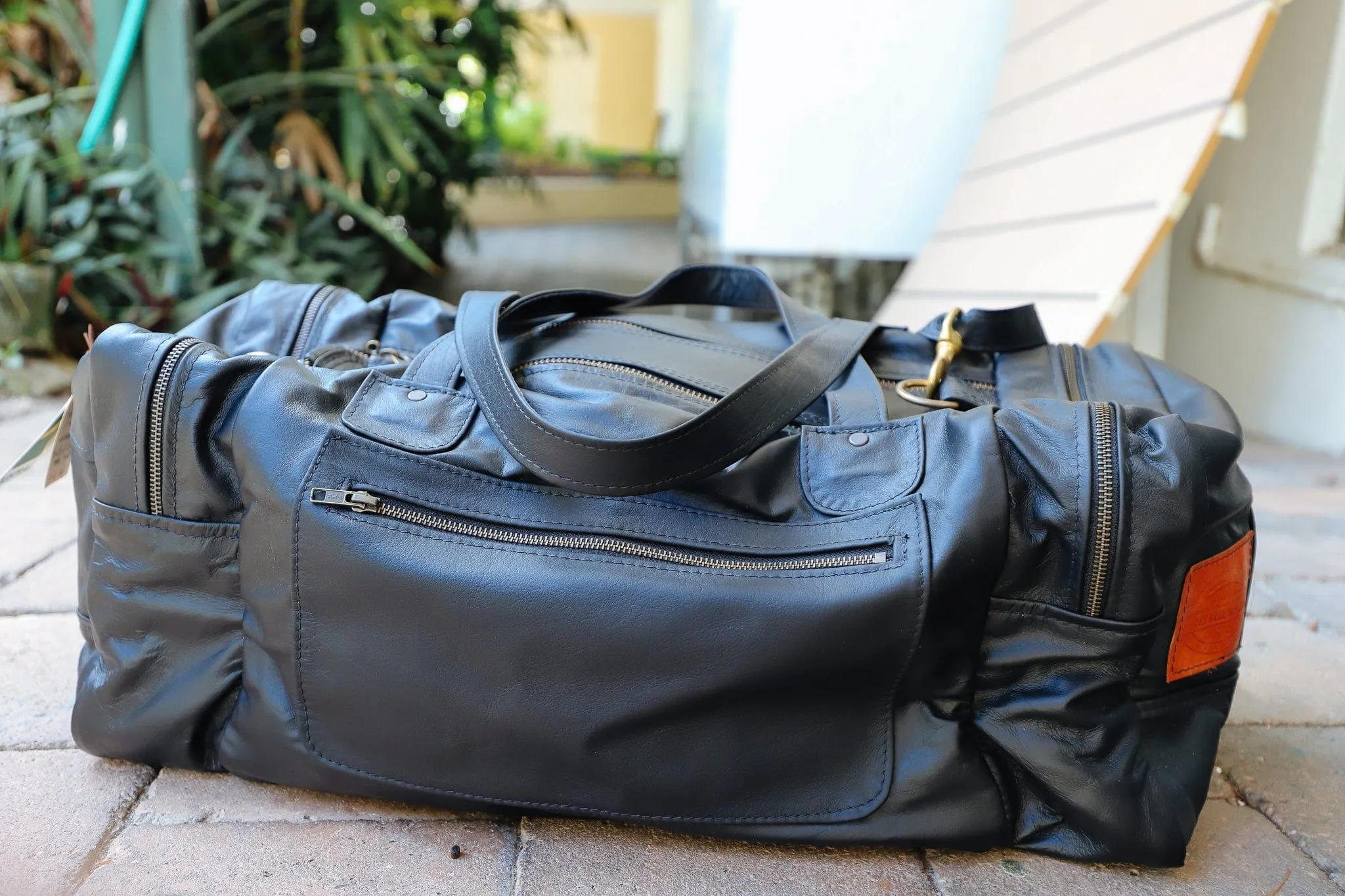 Square Overnight Traveller Bag - Kangaroo