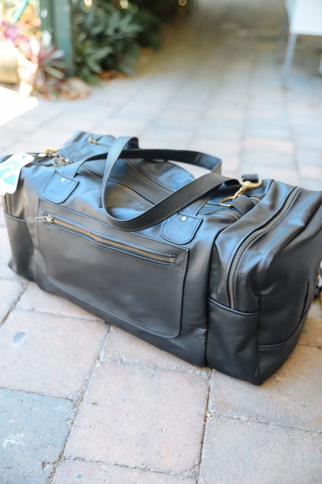 Square Overnight Traveller Bag - Kangaroo