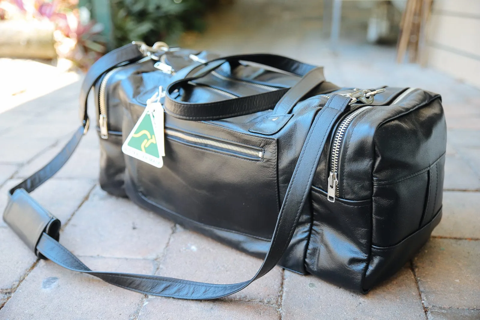 Square Overnight Traveller Bag - Kangaroo