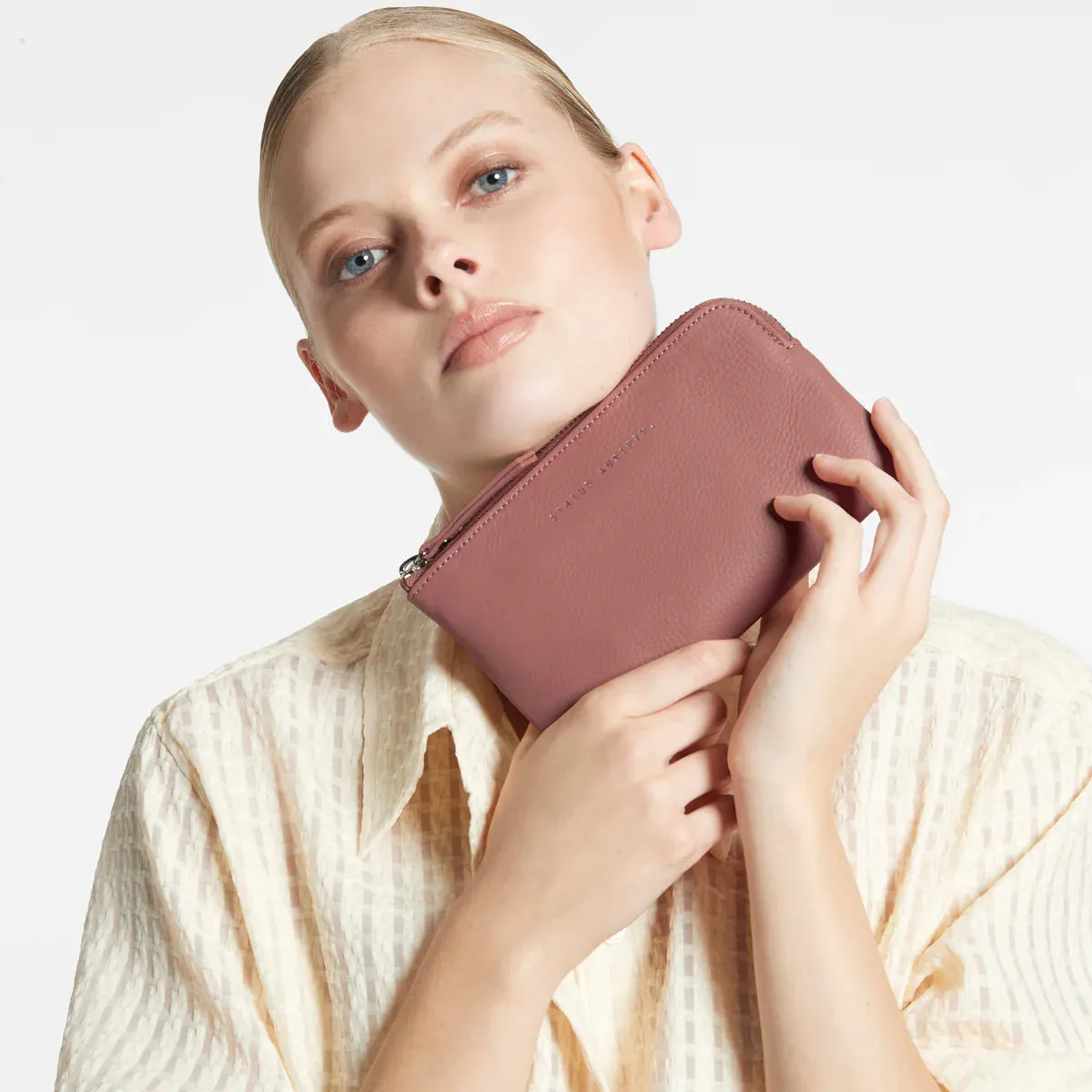 Status Anxiety Smoke and Mirrors Wallet - Dusty Rose