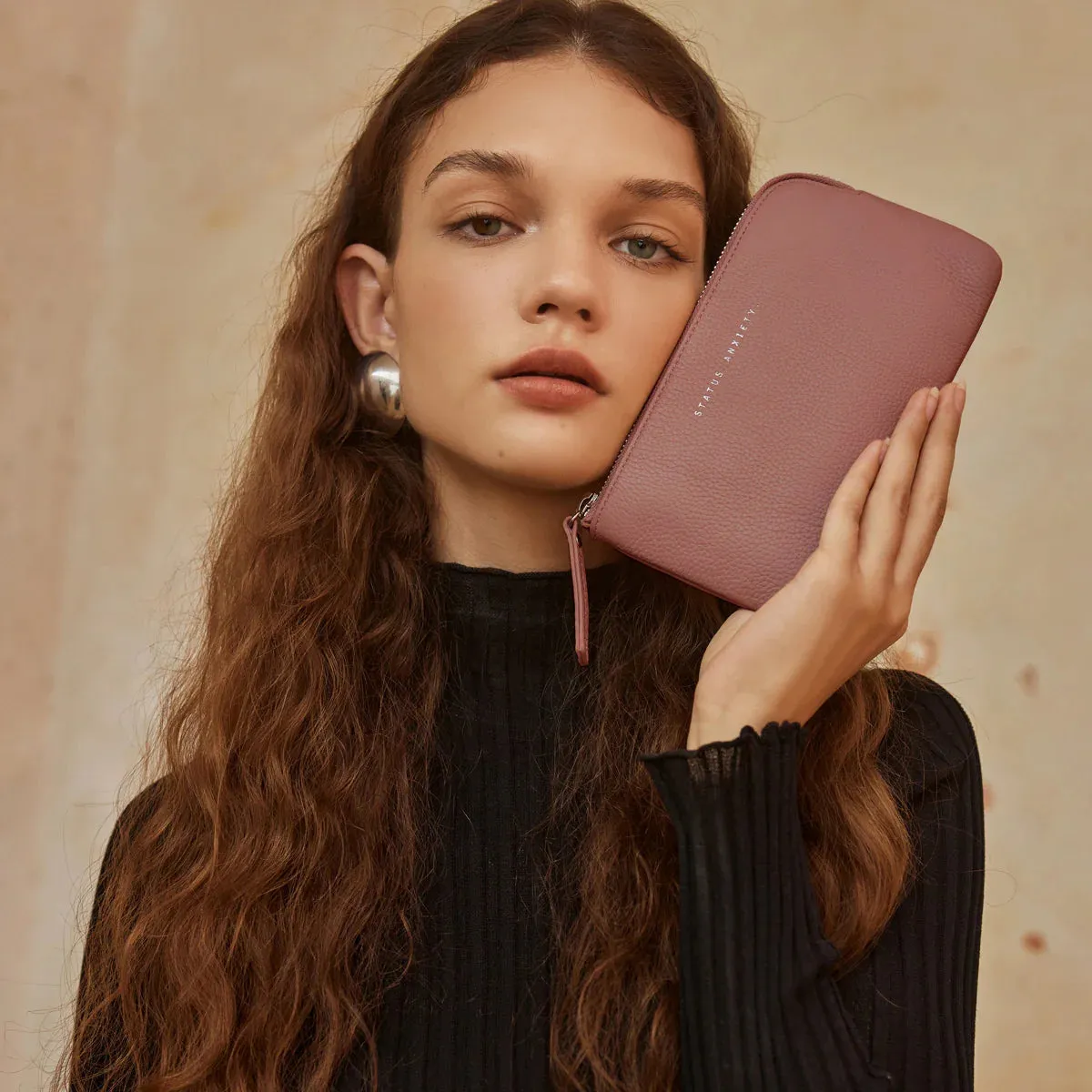 Status Anxiety Smoke and Mirrors Wallet - Dusty Rose