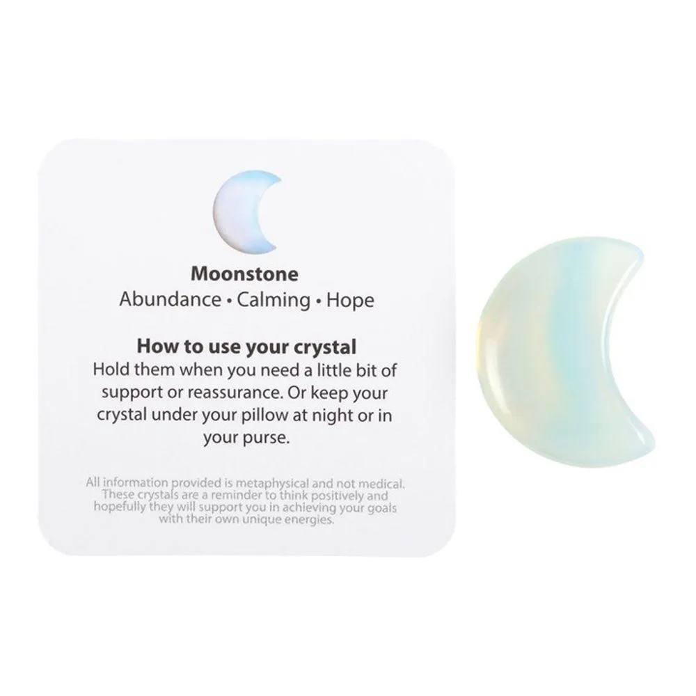 Stay Wild Opalite Crystal Moon in a Bag