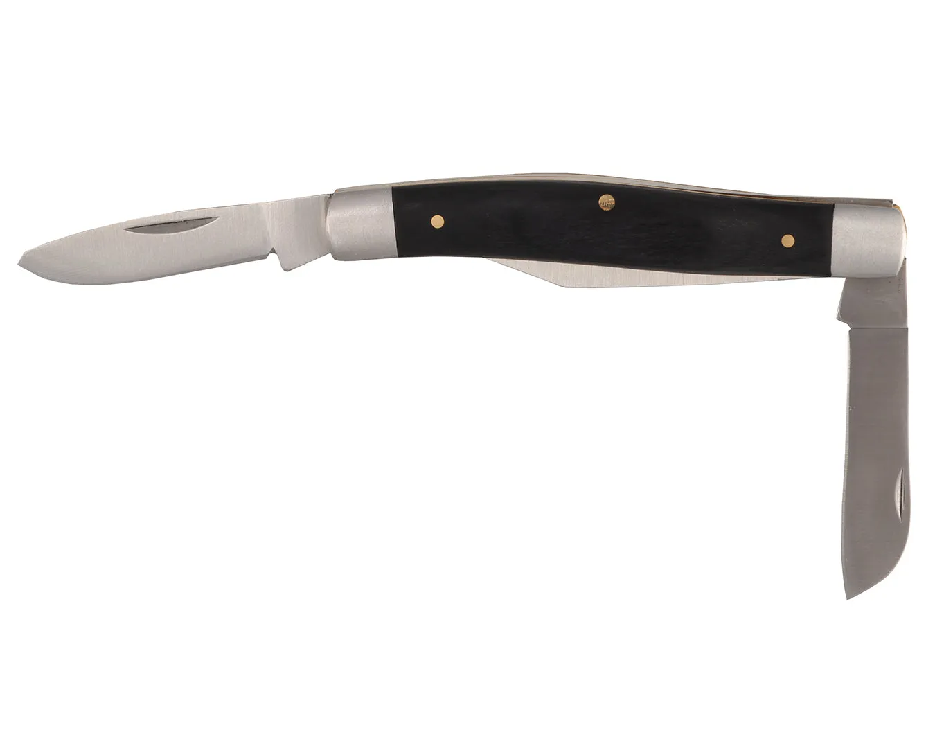 StockMaster Three Blade Stock Knife - 4" with Nylon Pouch