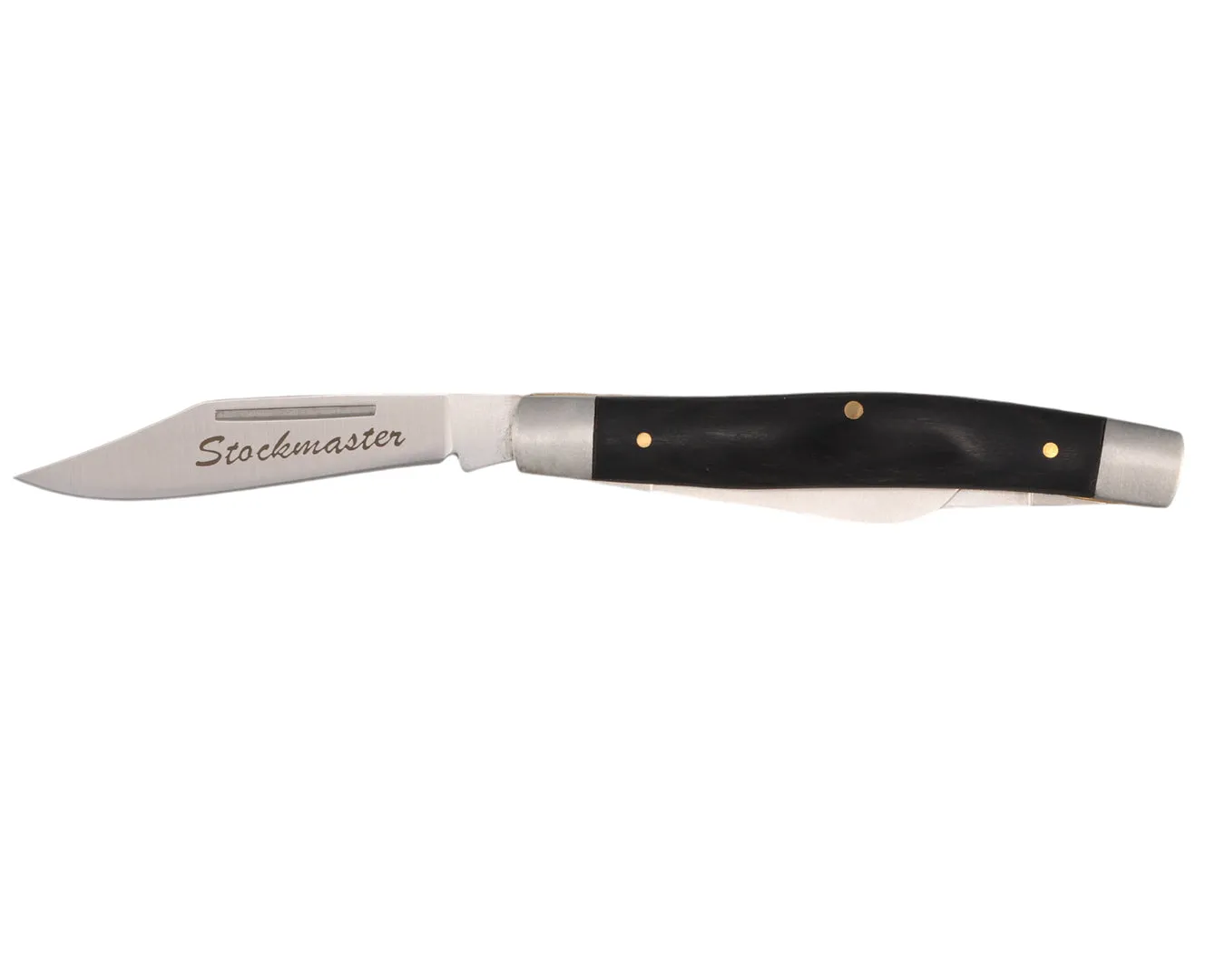 StockMaster Three Blade Stock Knife - 4" with Nylon Pouch