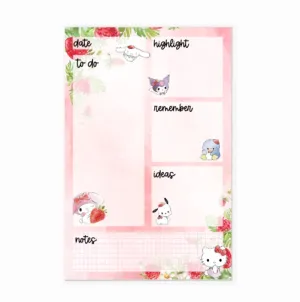 Strawberry Love | DAILY Notepad