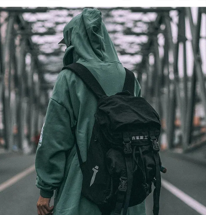 Streetwear Techwear Japanese Backpack