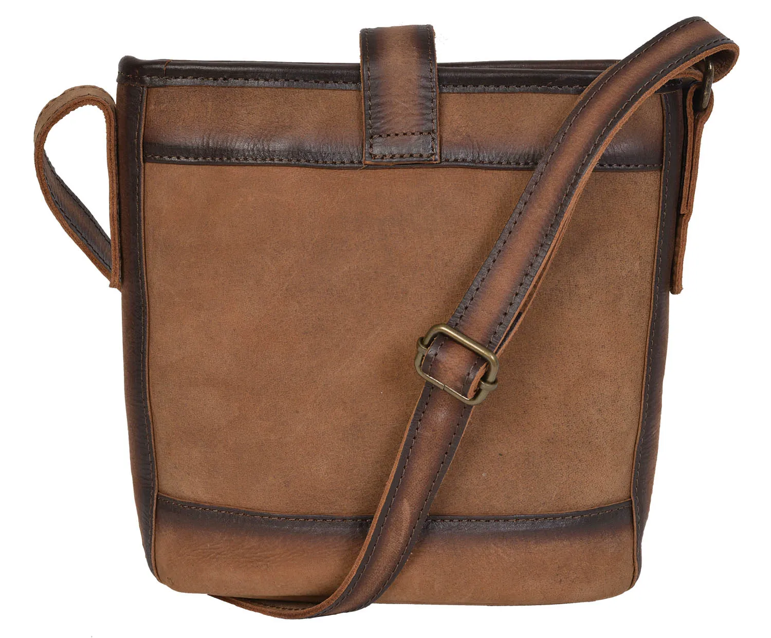 STS Cowhide Derby Bucket Bag