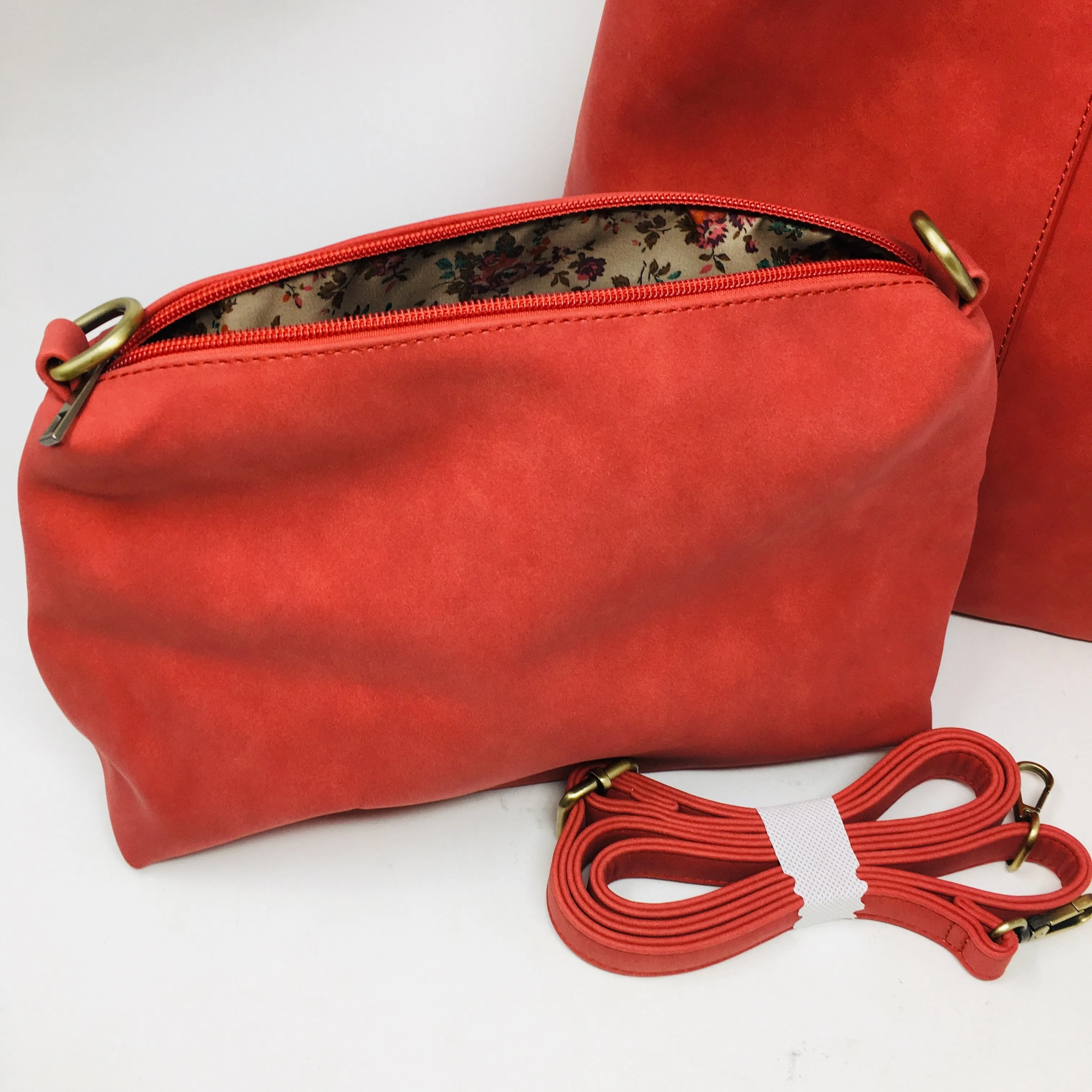 Suede Hobo Bag