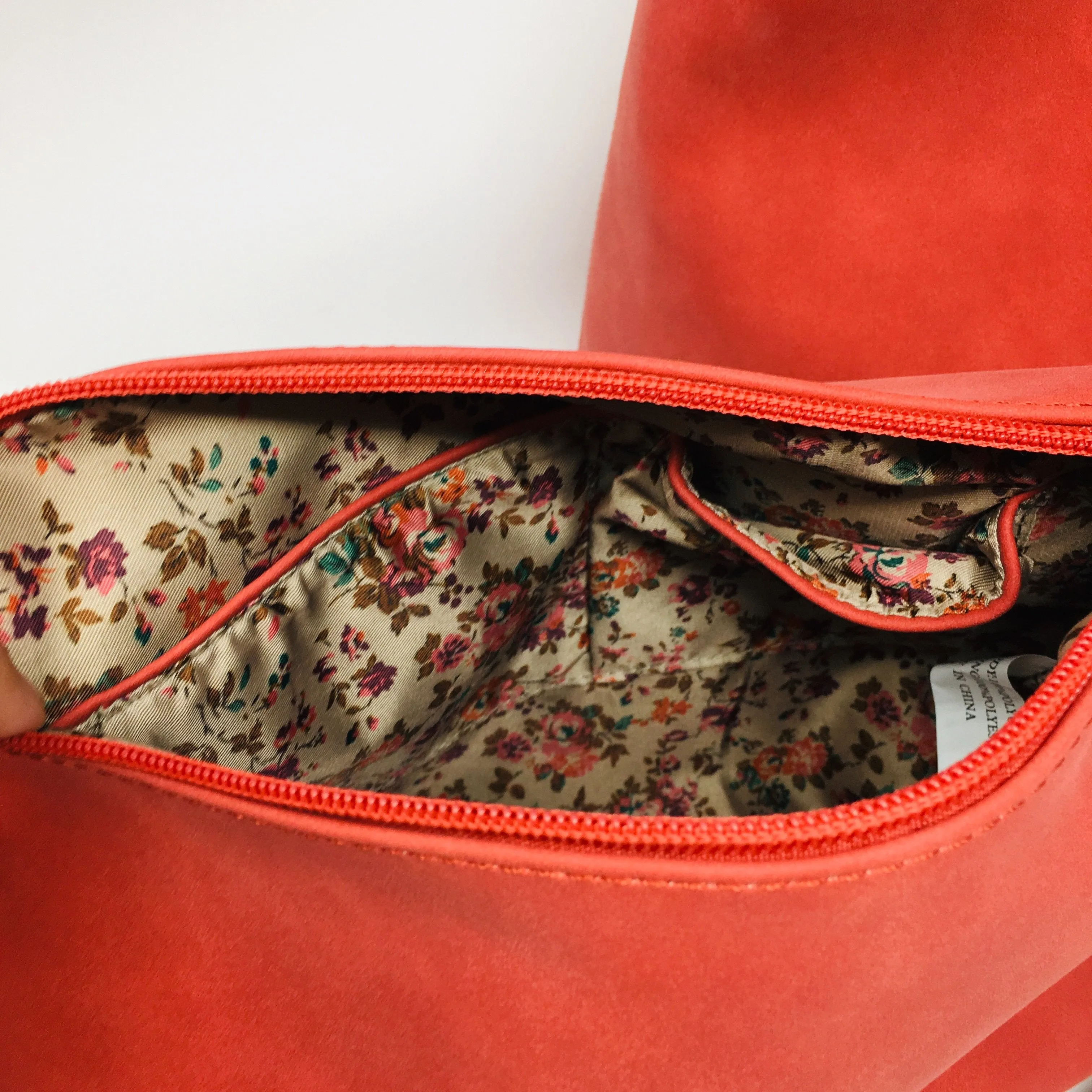 Suede Hobo Bag