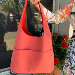 Suede Hobo Bag