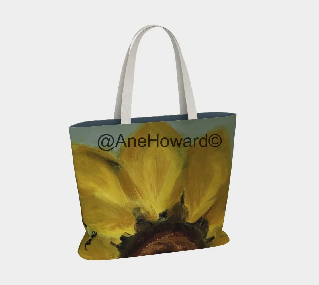 Sunflower Large Cotton Tote Bag