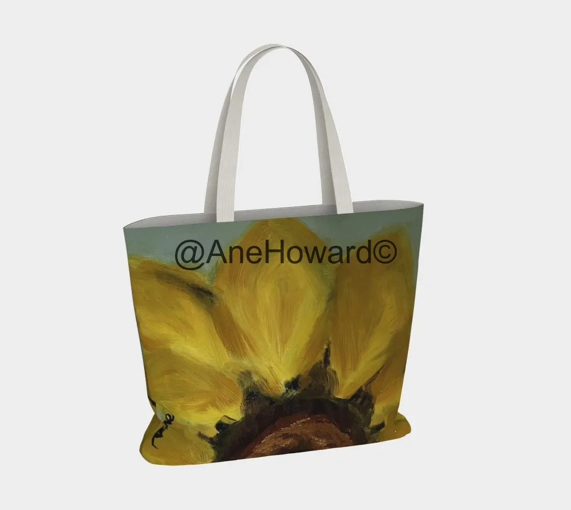 Sunflower Large Cotton Tote Bag