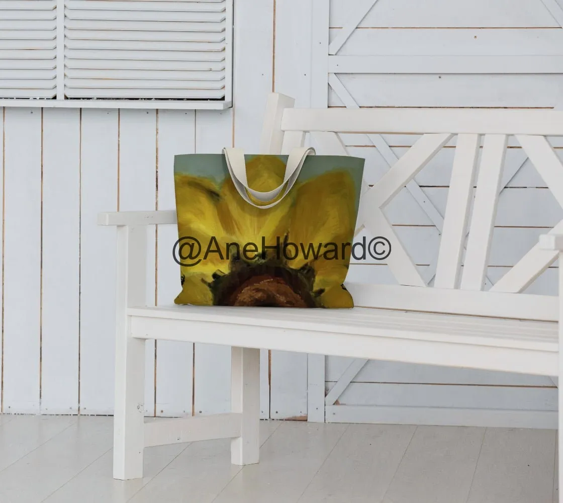 Sunflower Large Cotton Tote Bag