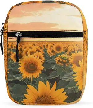 Sunflower Sling Backpack Crossbody Waist Pack Chest Bag Fanny Pack Chest Daypack for Travel Sports Hiking
