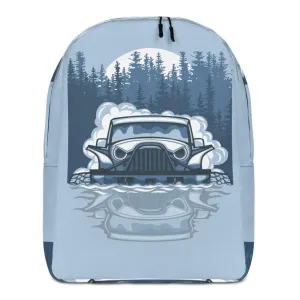 suv passing impassable obstacles Minimalist Backpack