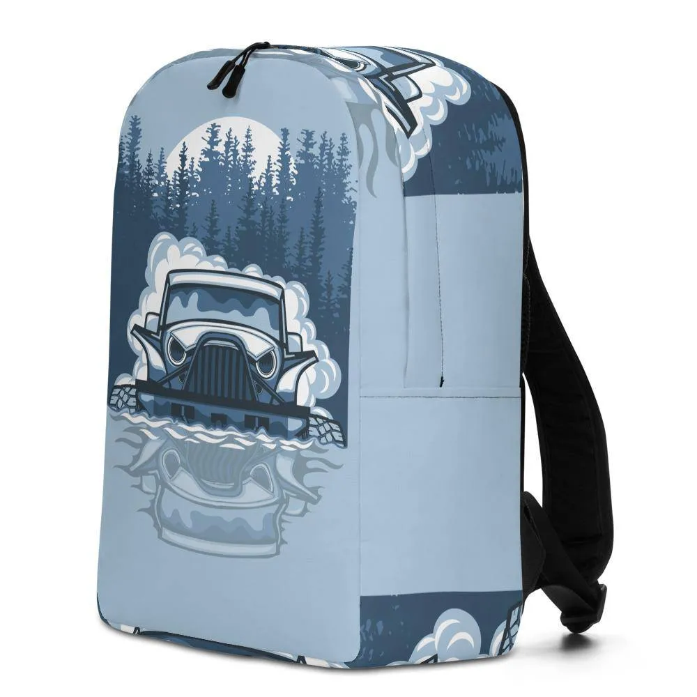suv passing impassable obstacles Minimalist Backpack