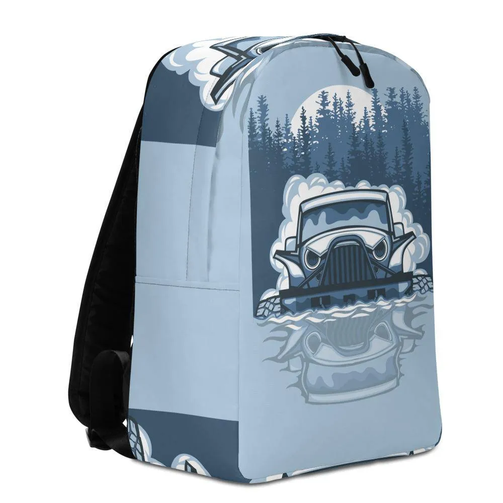 suv passing impassable obstacles Minimalist Backpack