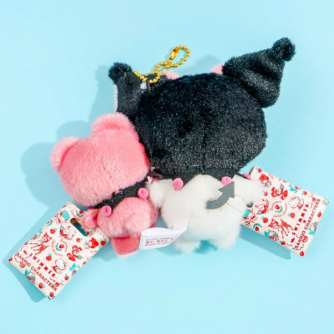 Swimmer x Sanrio Characters Plushie Charm - Kuromi