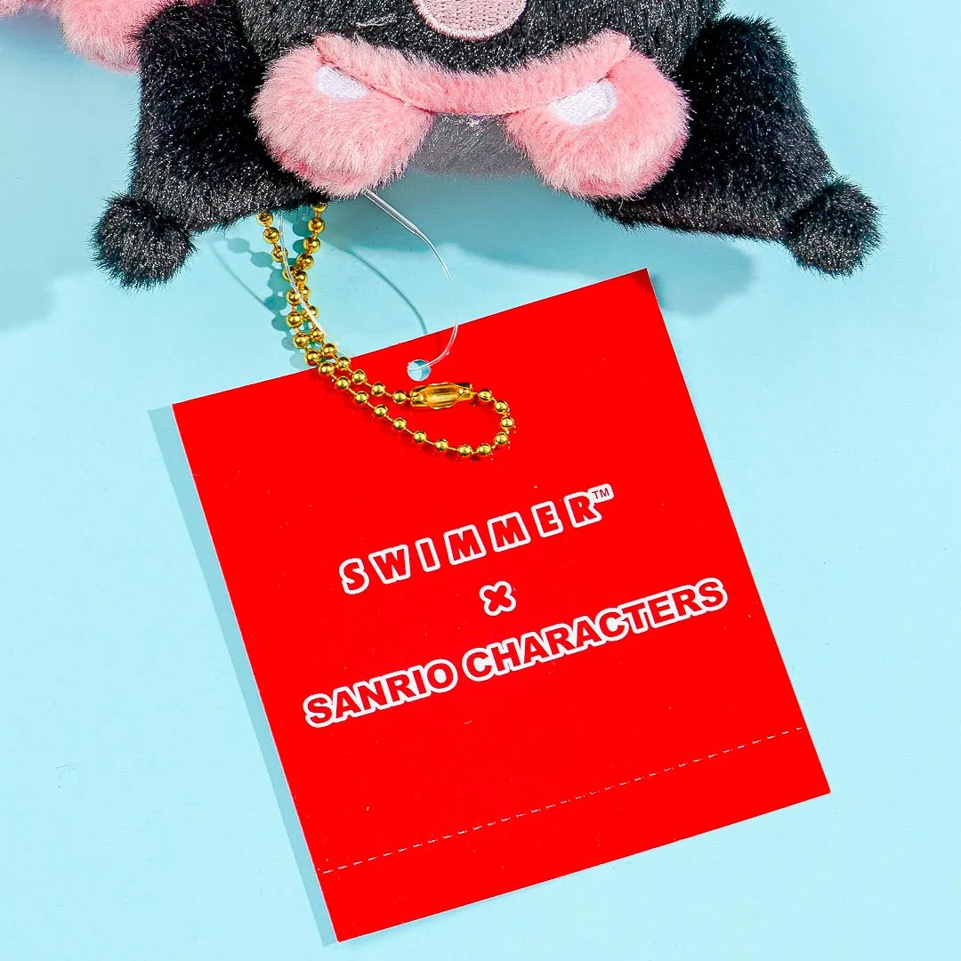 Swimmer x Sanrio Characters Plushie Charm - Kuromi