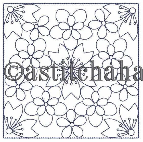 Taki Japanese Quilt Blocks and Tote Bag