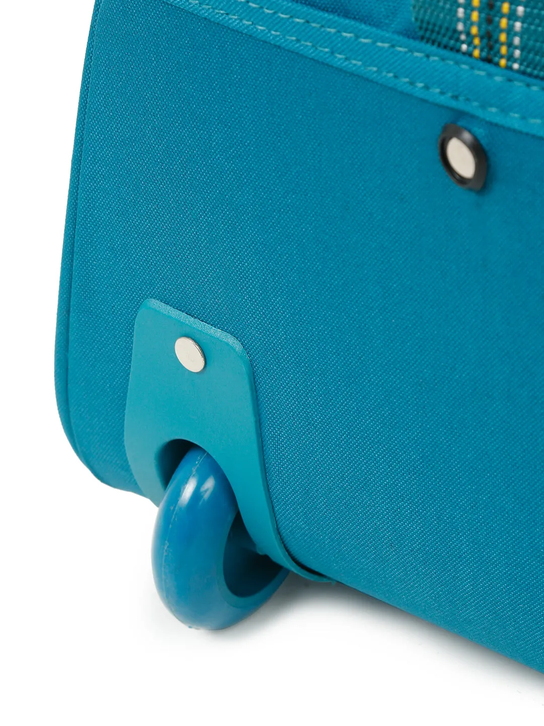 Teakwood Leather Teal Printed Large Duffel Bag