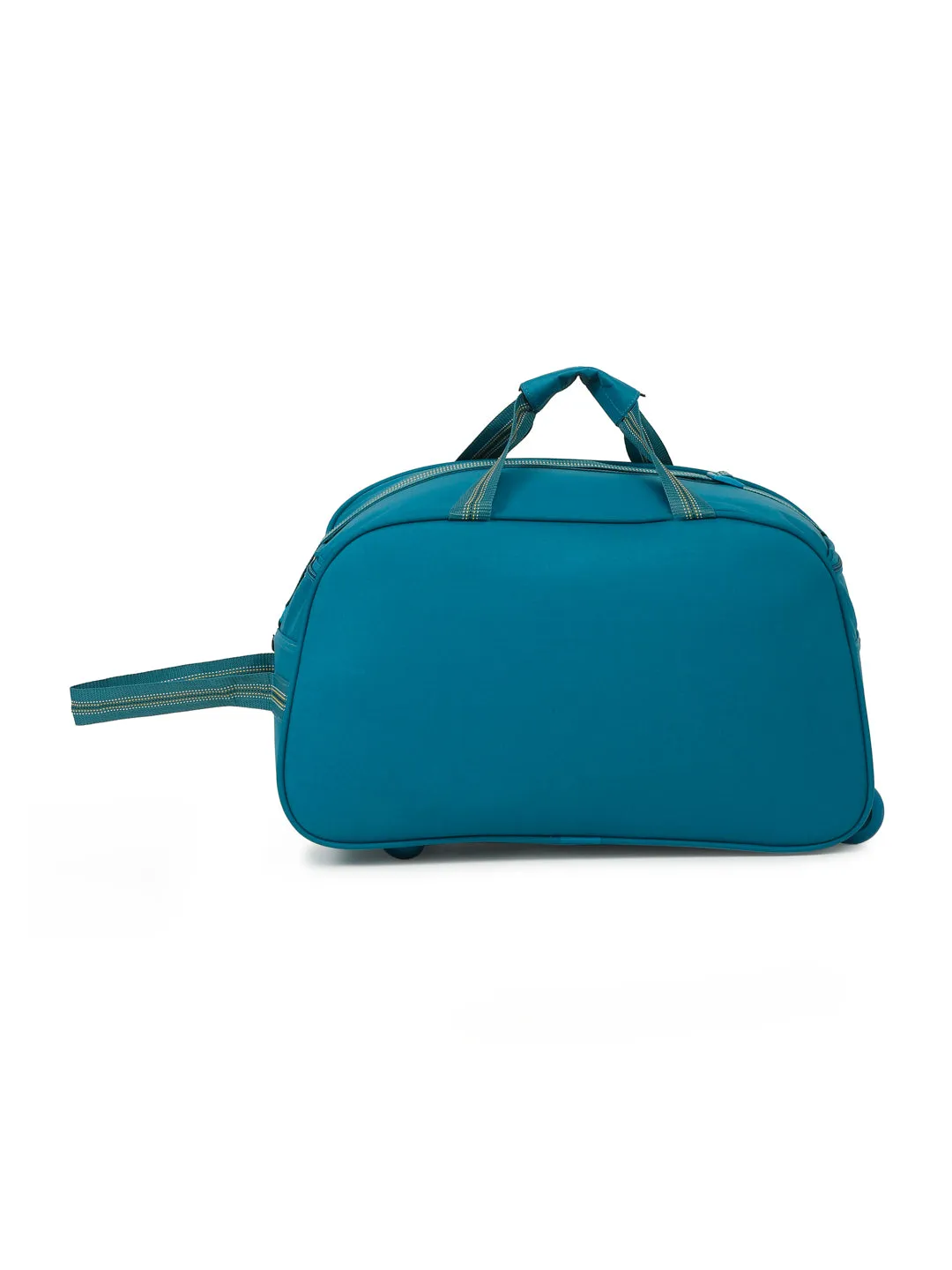 Teakwood Leather Teal Printed Medium Duffel Bag