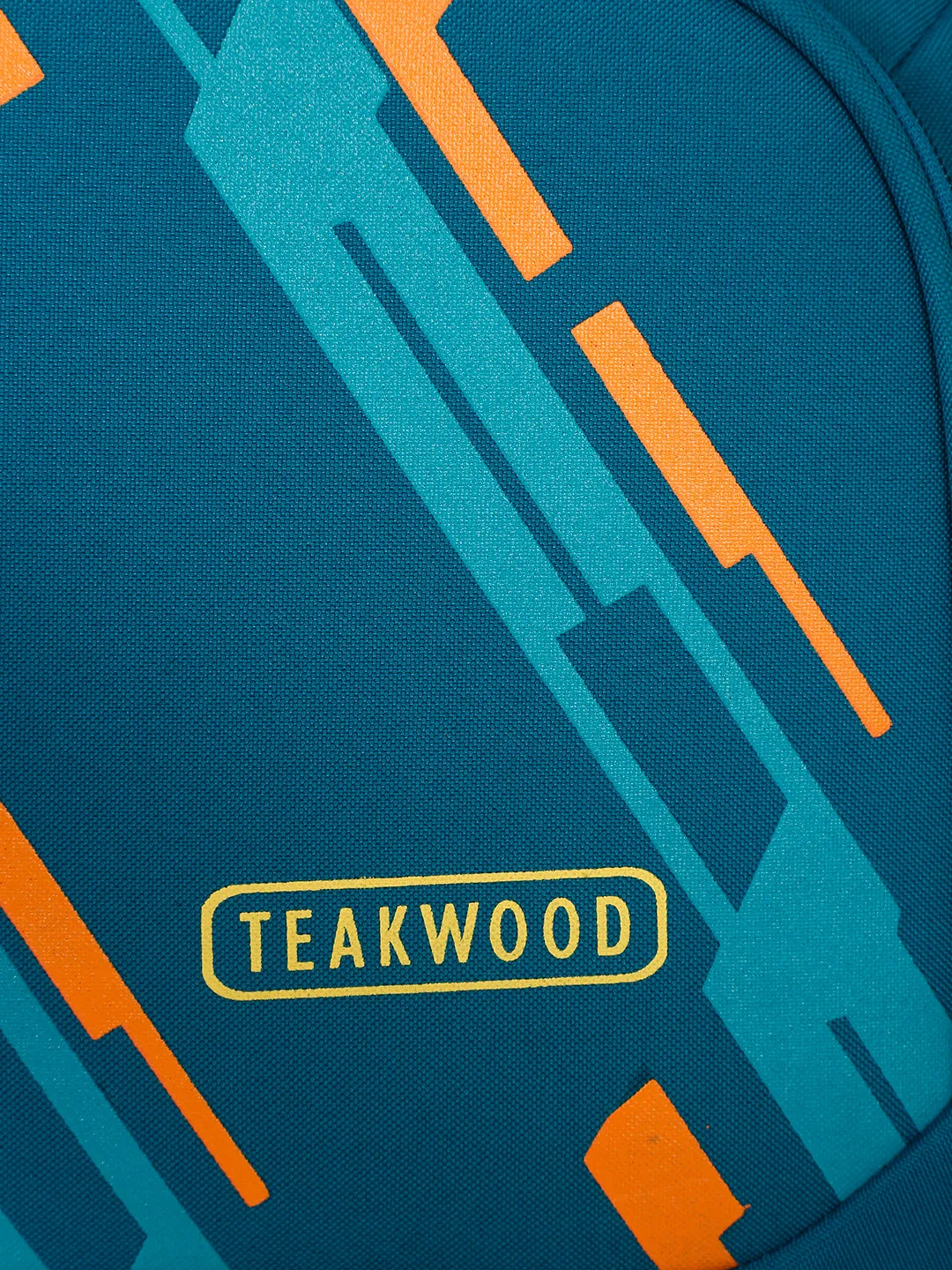 Teakwood Leather Teal Printed Medium Duffel Bag