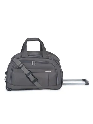 Teakwood Medium Duffle Trolley Bag - Grey