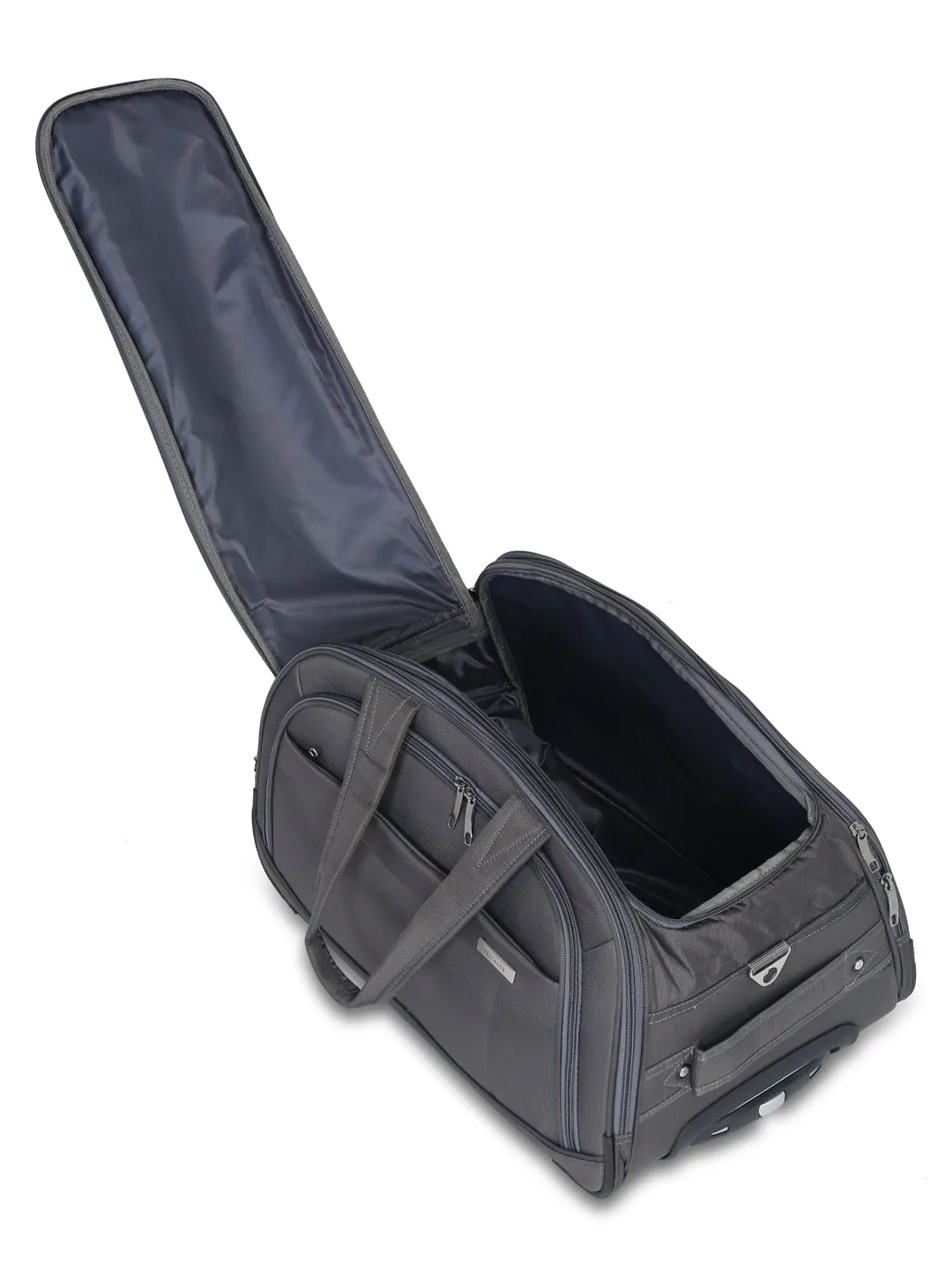 Teakwood Medium Duffle Trolley Bag - Grey
