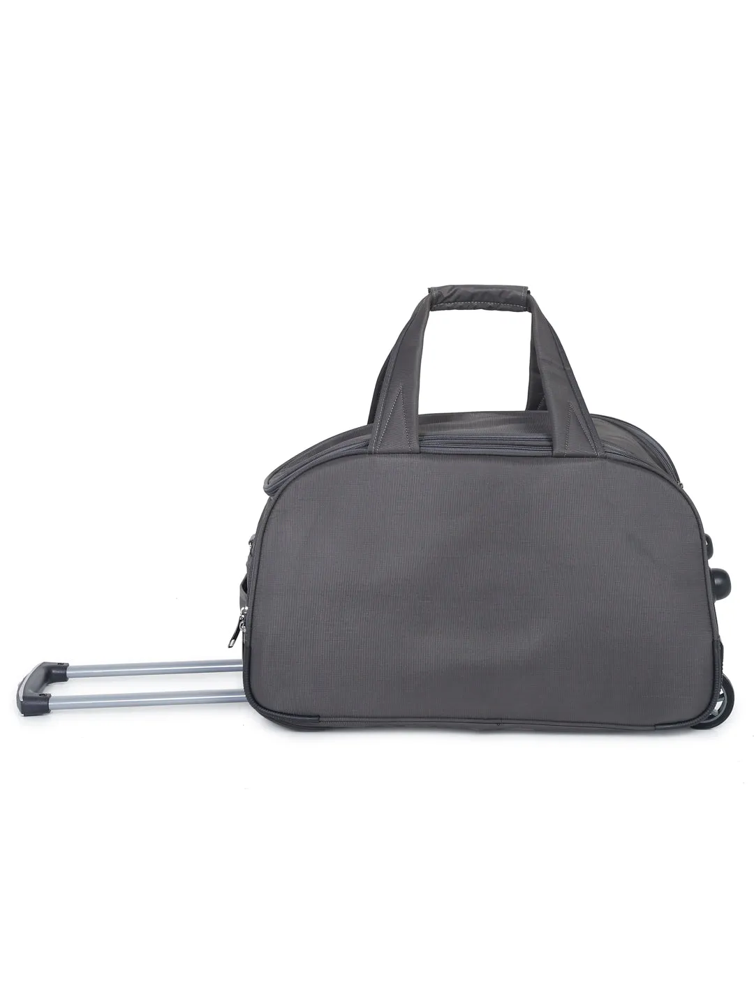 Teakwood Medium Duffle Trolley Bag - Grey