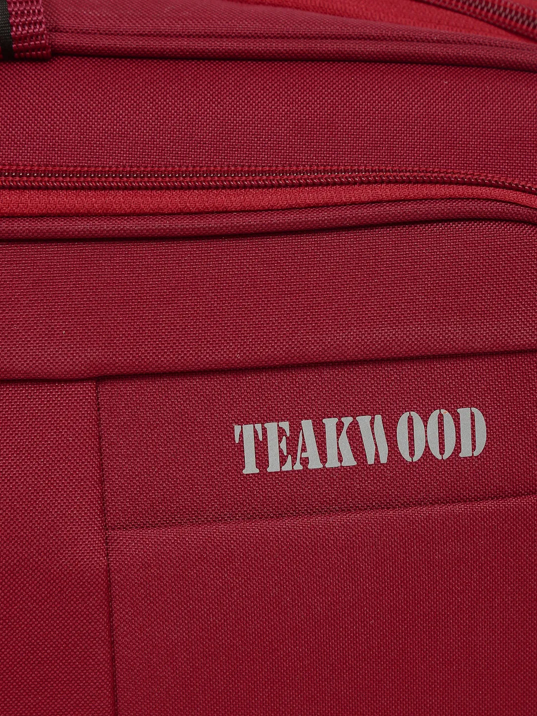 Teakwood Rolling Set of Duffel Bag (Red)