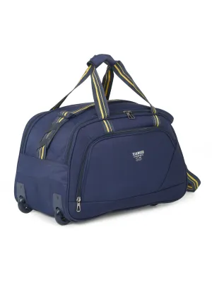Teal Printed Medium Duffle Bag