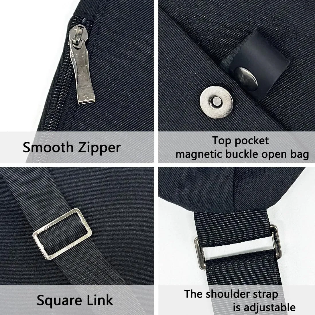 Tealots Small Sling Bag Crossbody Personal Pocket Bag Anti-Thief Chest Bags Shoulder Backpack for Travel Hiking Daypacks