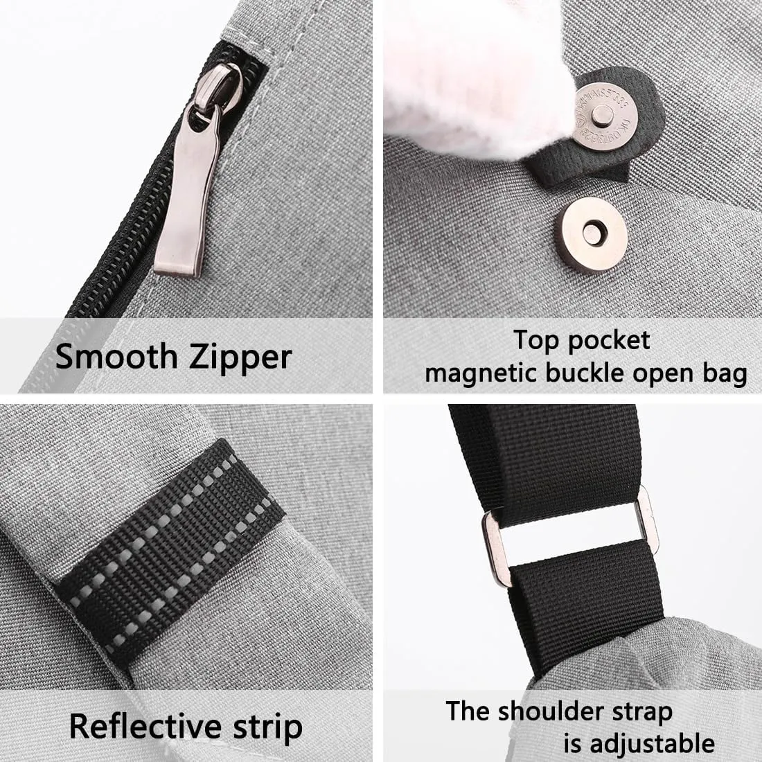 Tealots Small Sling Bag Crossbody Personal Pocket Bag Anti-Thief Chest Bags Shoulder Backpack for Travel Hiking Daypacks