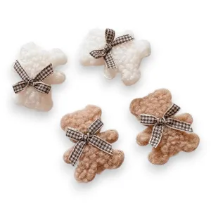Teddy Bear Hair Clip Set