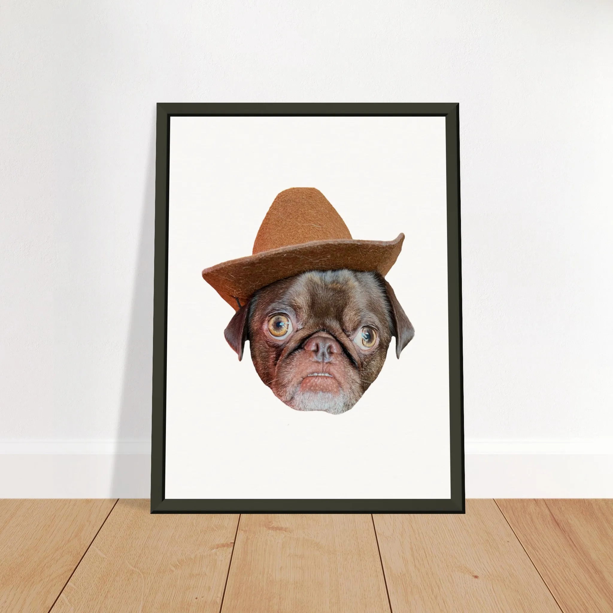 Teddy Museum-Quality Matte Paper Metal Framed Poster