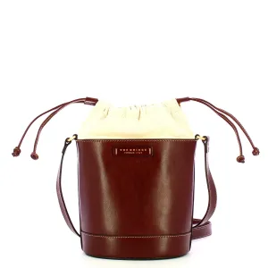 The Bridge - Greta Marrone Bucket Bag - 04312501 - MARRONE/14/ORO