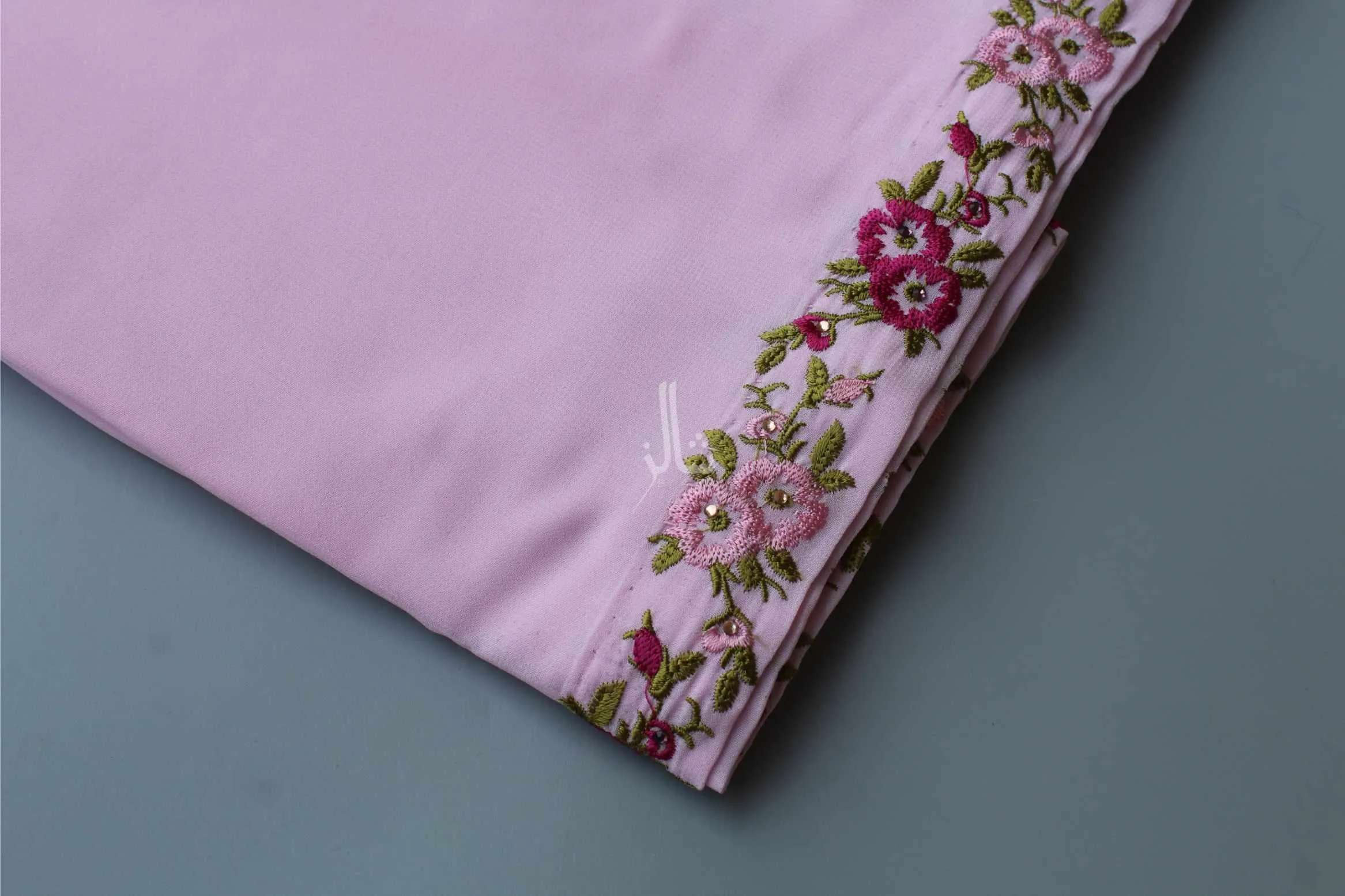 The Elegant Embroidered Elegance - Pink