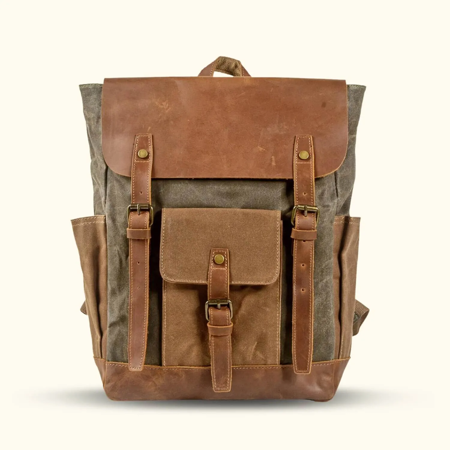 The Timber Trek - Canvas Laptop Backpack