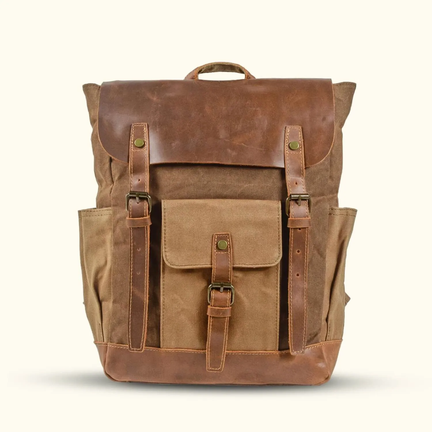 The Timber Trek - Canvas Laptop Backpack