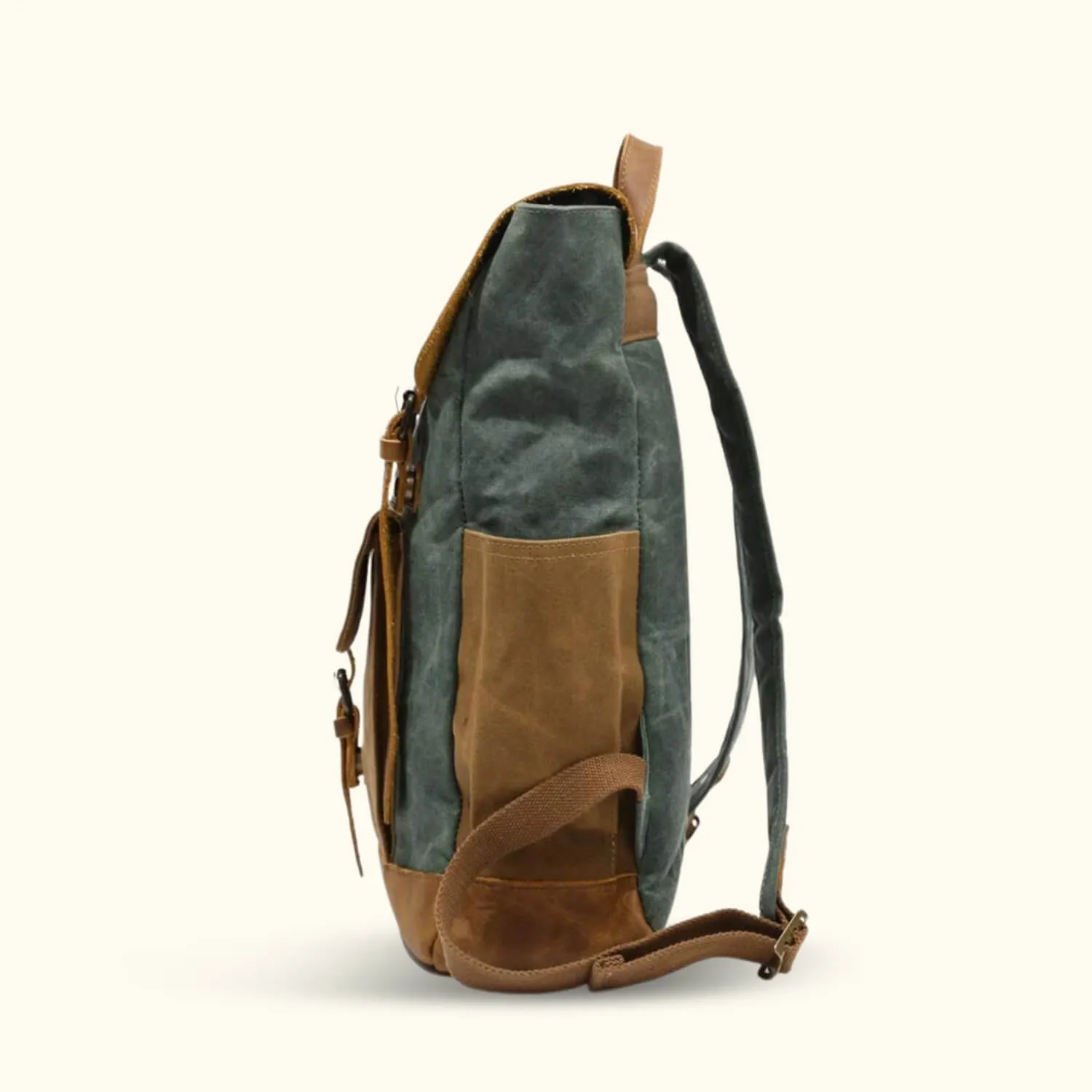 The Timber Trek - Canvas Laptop Backpack