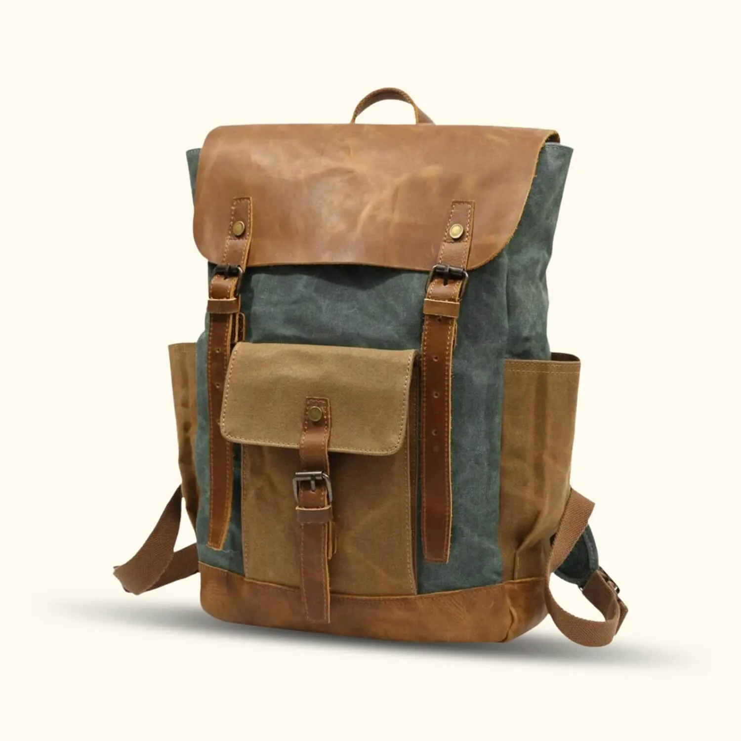 The Timber Trek - Canvas Laptop Backpack