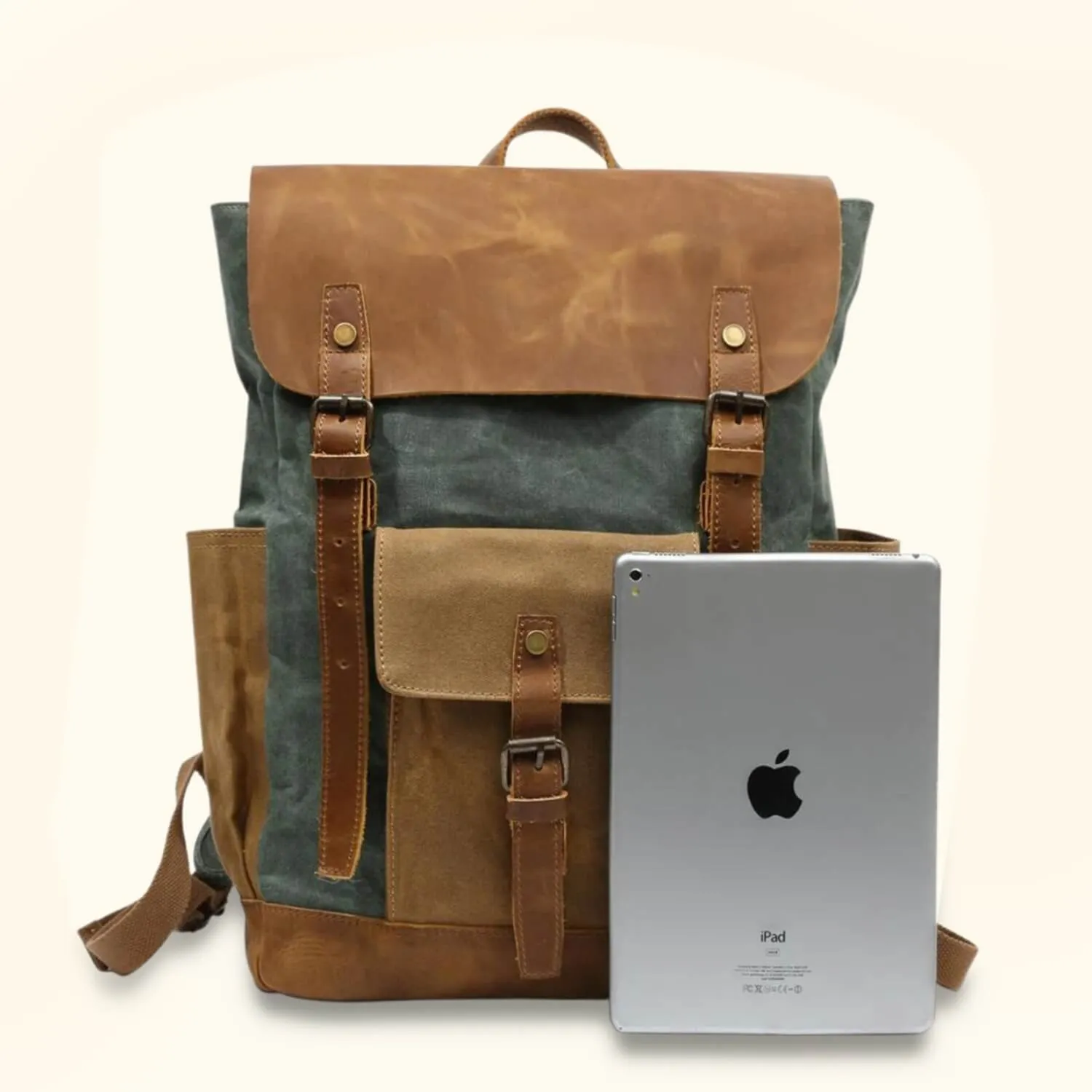 The Timber Trek - Canvas Laptop Backpack