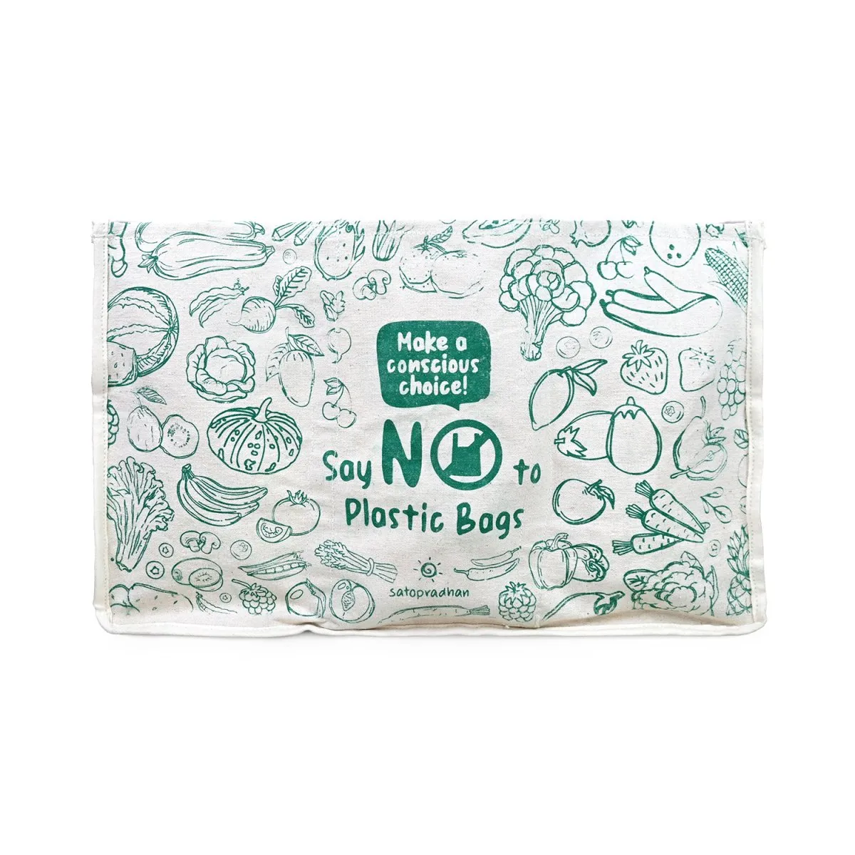 Thoughtfully Designed Grocery Bag Made with Heavy Cloth