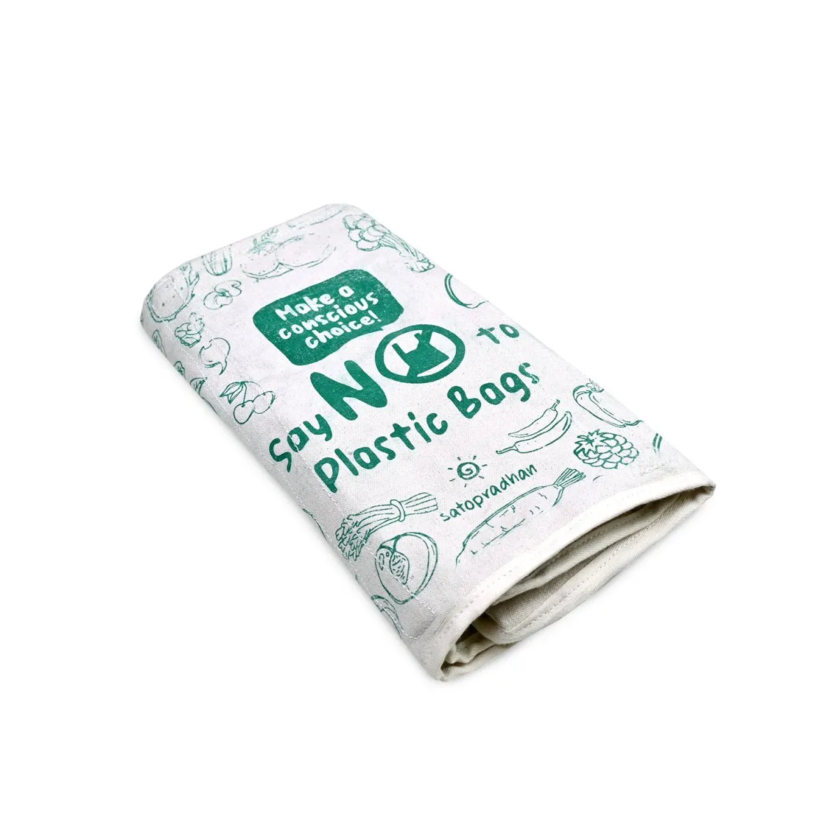 Thoughtfully Designed Grocery Bag Made with Heavy Cloth