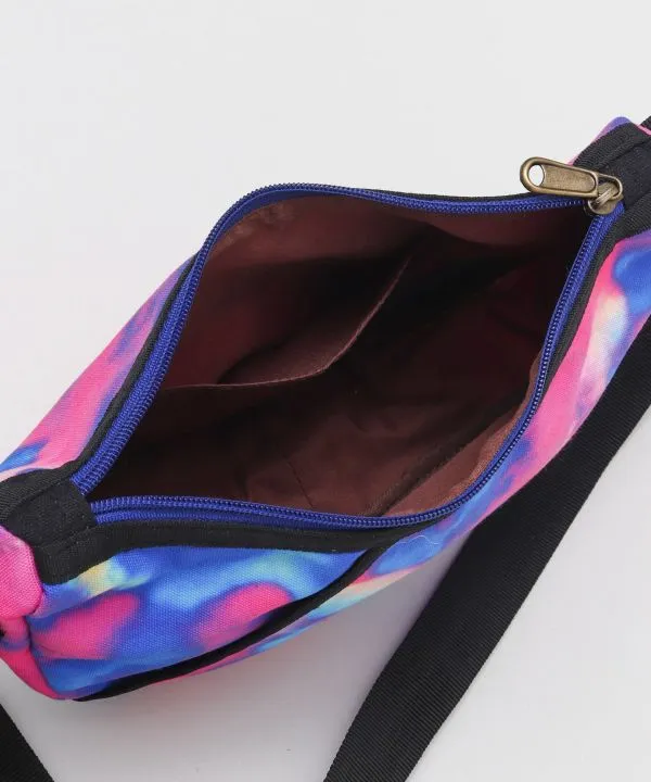 Tie Dye Pattern Round Shoulder Bag