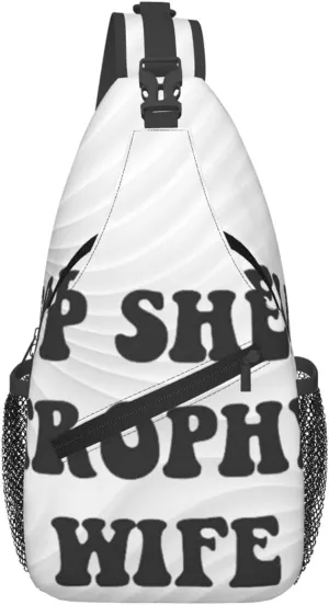Top Shelf Trophys Wife Small Crossbody Backpack Sling Bag For Men Women Mini One Shoulder Chest Bags Gym Sport Travel Hiking Daypack